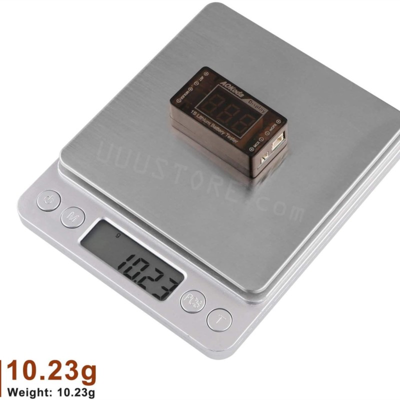 Drone Battery Voltage Checker - AOKoda AOK-041 Tester di controllo della