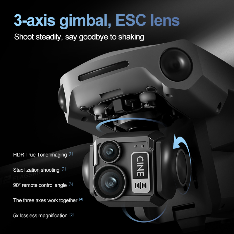 Drone RC con Gimbal a 3 Assi 8 - Drone Battery Case recensione e prezzo