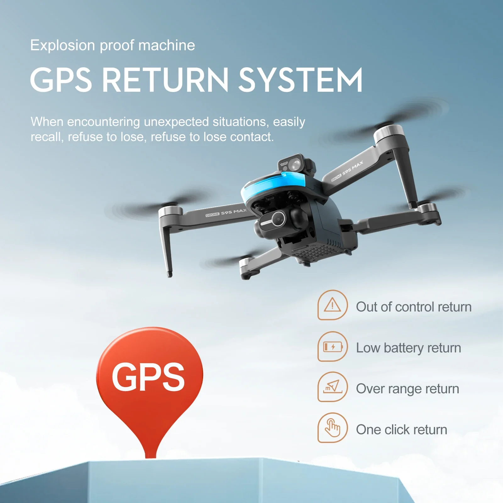 NUOVO S9S MAX MINI Drone 4K 2  - Drone Battery Case recensione e prezzo