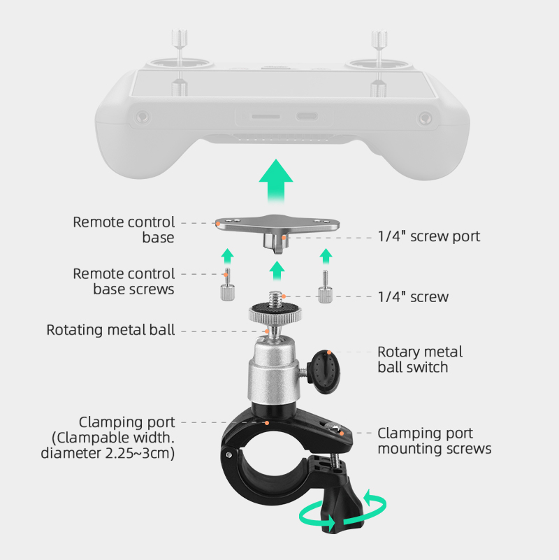 Supporto per clip per bici per - Dji Drone Mini 4 Pro recensione e prezzo